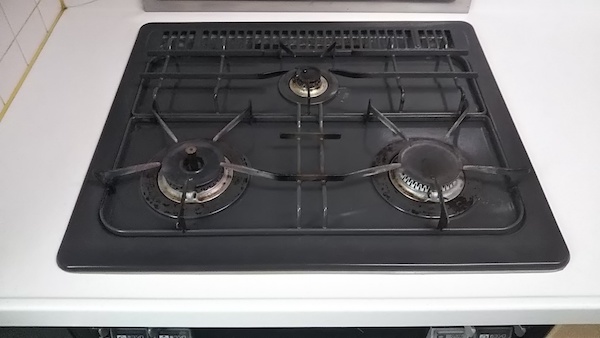 ビルトインコンロ 取付前