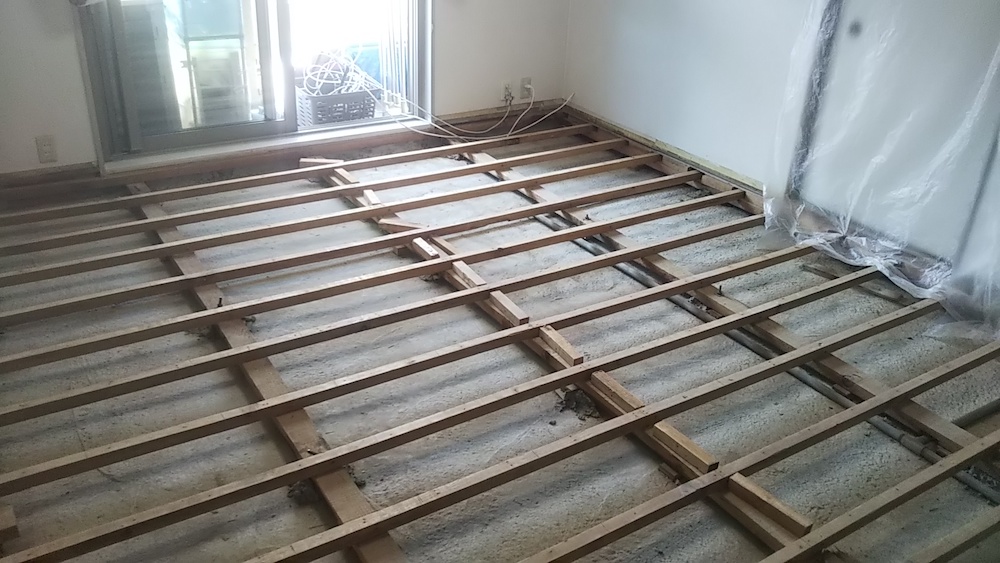 床剥がしレベル調整